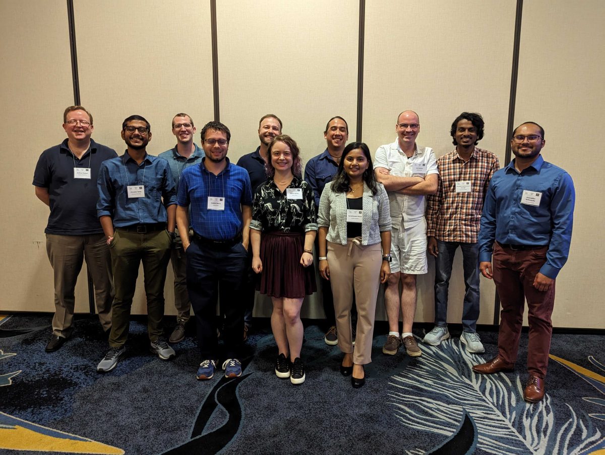 SBS collaborators in attendance at the Hawaii DNP meeting pose for a photo following a contributed session with many SBS-related talks. 